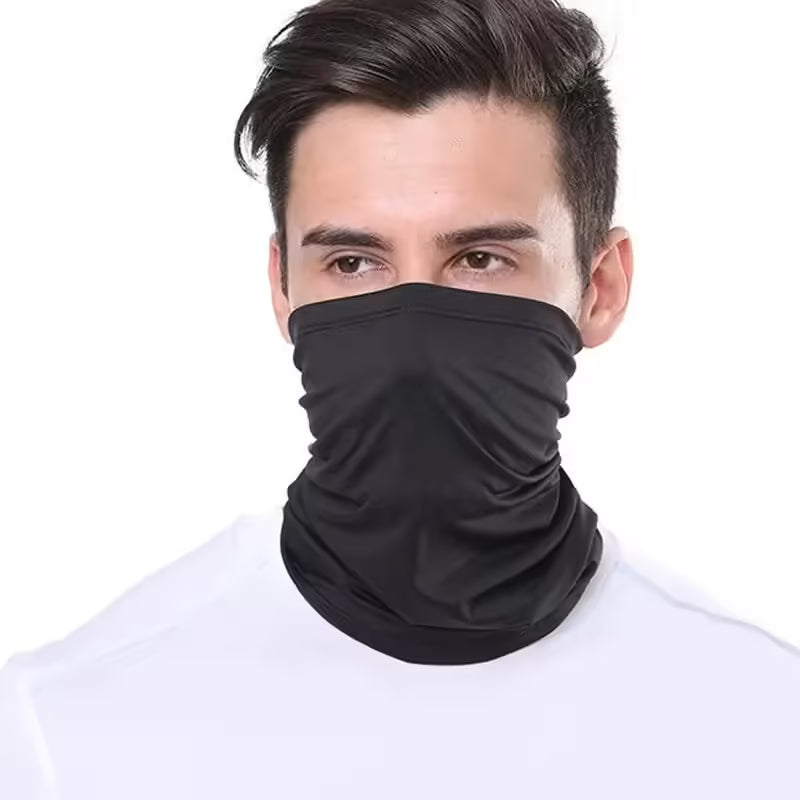 Foulard de randonnée d'été en soie glacée respirante | Masque de sport magique absorbant la transpiration et offrant une protection solaire