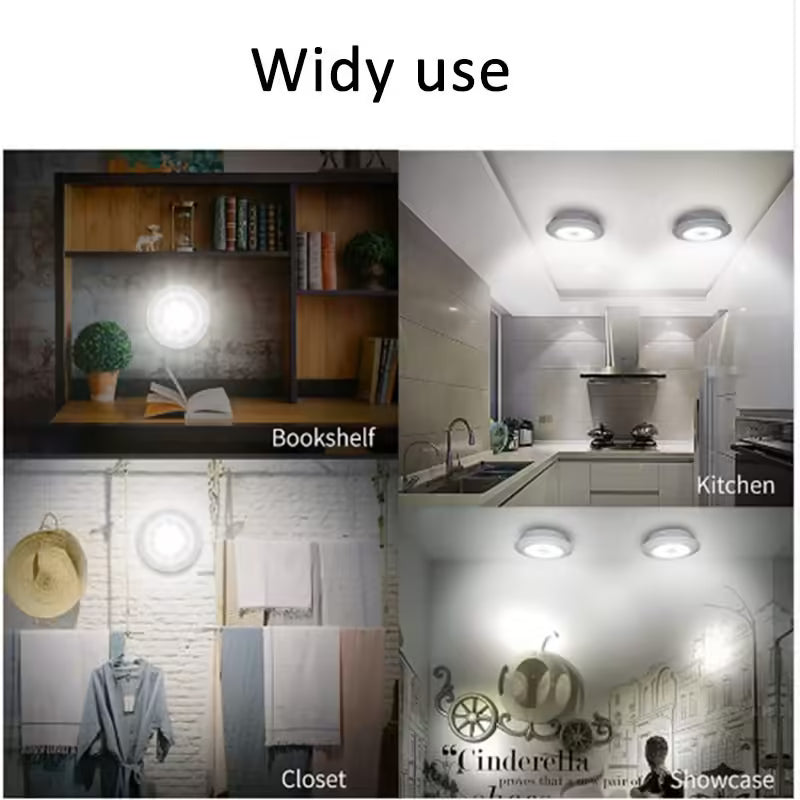 Remote-Controlled Dimmable LED Night Light for Cabinets & Closets