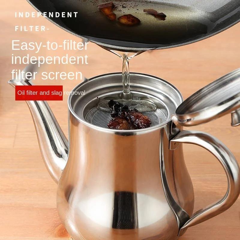 Bidon d'huile en acier inoxydable