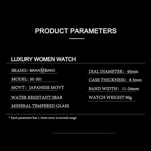 MAKAMBAKO Stainless Steel Men Watch Model (M-5011)