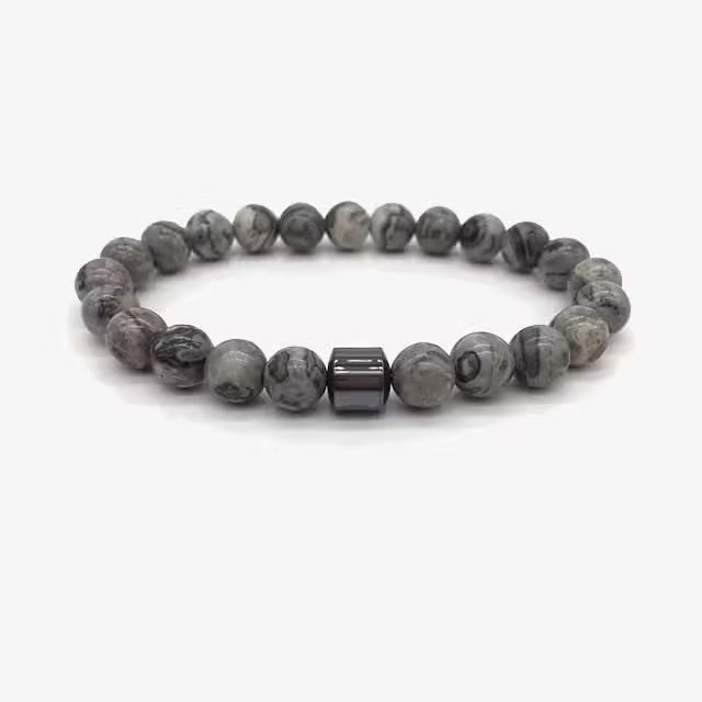 Bracelet de perles de marbre (EGBT081)