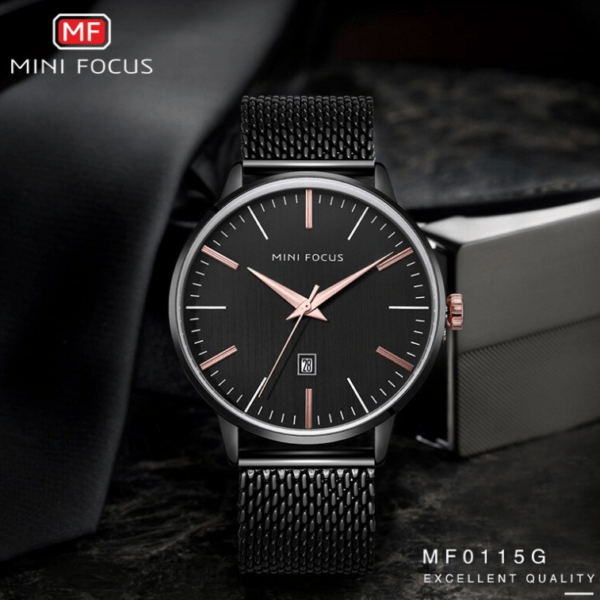 Mini Focus Stainless Steel Simple Men Watch (MF0115)