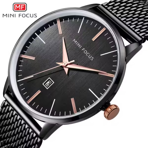 Mini Focus Stainless Steel Simple Men Watch (MF0115)