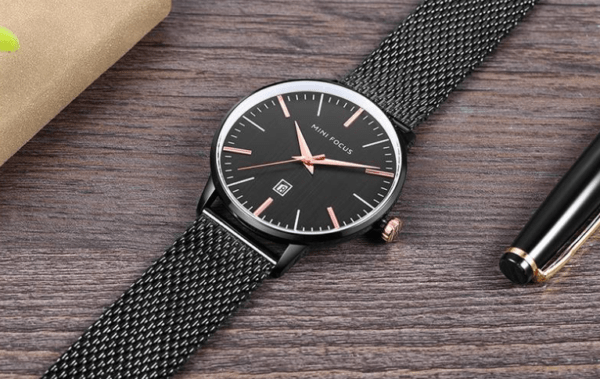 Mini Focus Stainless Steel Simple Men Watch (MF0115)