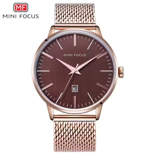 Mini Focus Stainless Steel Simple Men Watch (MF0115)