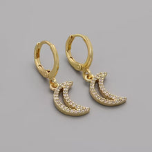 Boucles d'oreilles Lune pour femmes