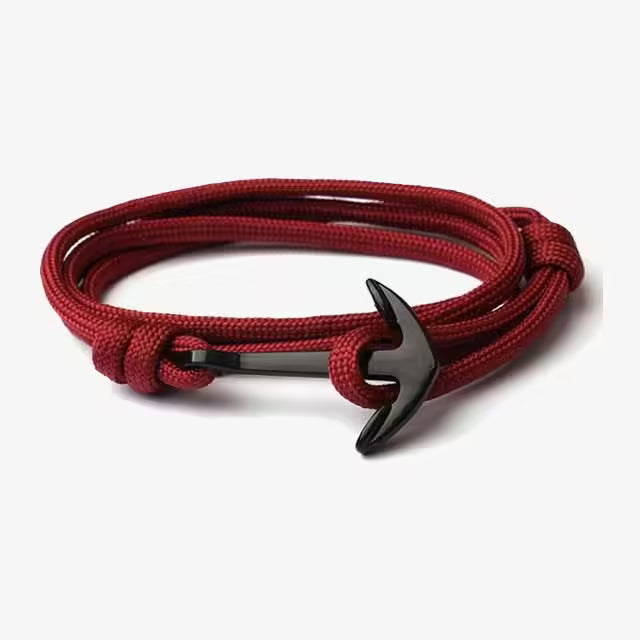 Bracelet homme en corde d'ancre multicouche en nylon (EGBT268)