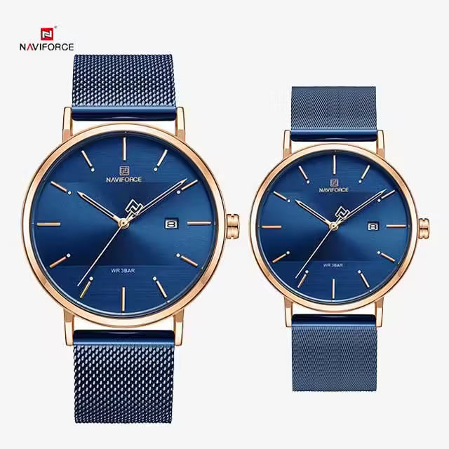 NAVIFORCE Couple Stainless Steel Watch (NV3008)