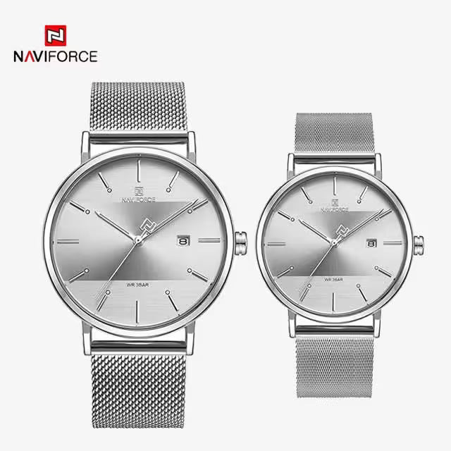 NAVIFORCE Couple Stainless Steel Watch (NV3008)