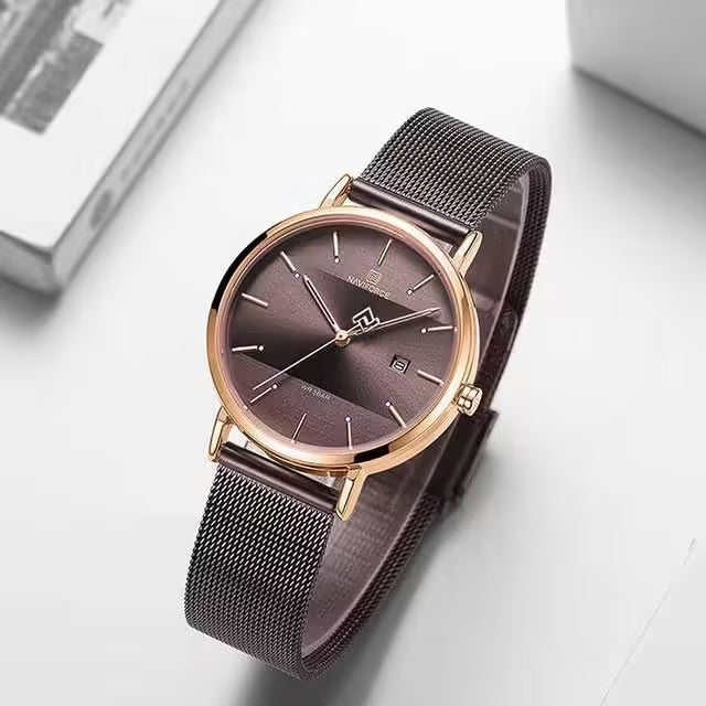NAVIFORCE Couple Stainless Steel Watch (NV3008)