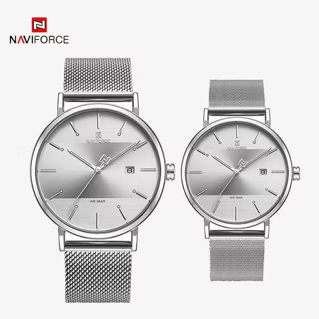NAVIFORCE Couple Stainless Steel Watch (NV3008)