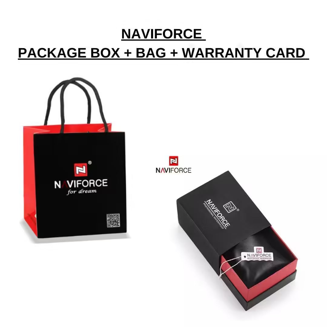 ساعة نافيفورس النسائية الجلدية (NF5002)