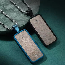 New Fashion Square Pendant Necklace For Men (EGN015)
