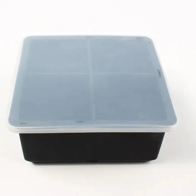 Original Premium Round Clear Ice Block Tray - Large Whiskey Double Sphere Ice Cube Mold & Crystal Clear Ice Ball Maker