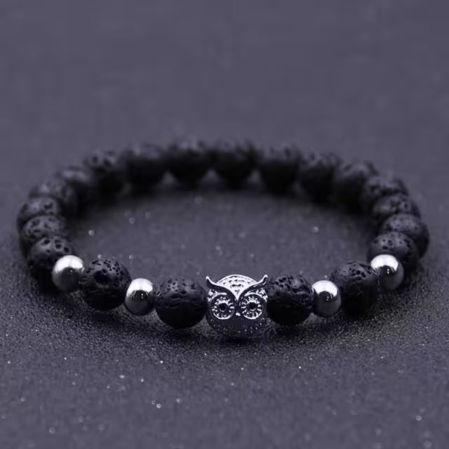 Owl Head Beads Bracelet (EGBT086)