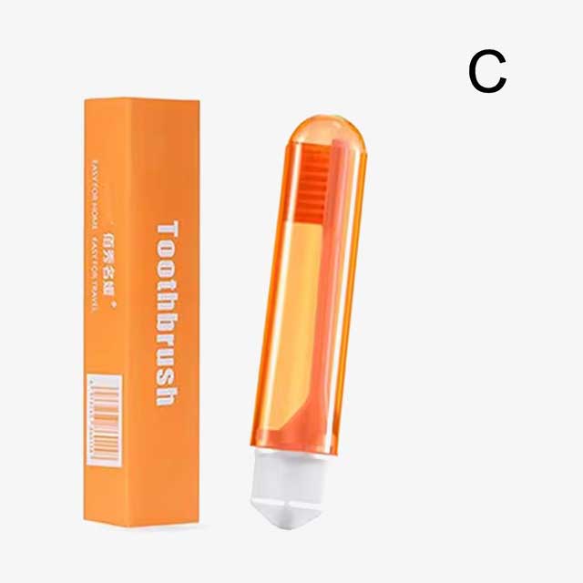 Portable Folding Toothbrush with Super Soft Bristles – Travel-Friendly, Compact for Camping, Hiking, and Outdoor Use