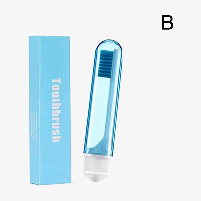 Portable Folding Toothbrush with Super Soft Bristles – Travel-Friendly, Compact for Camping, Hiking, and Outdoor Use