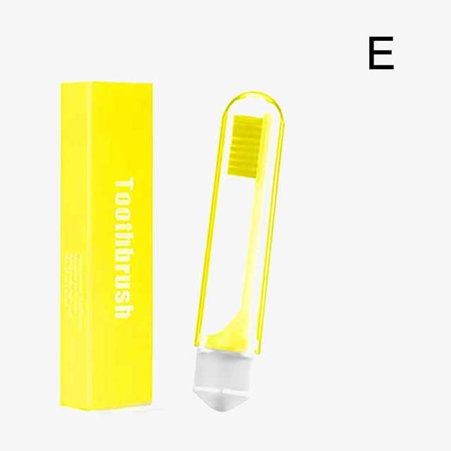 Portable Folding Toothbrush with Super Soft Bristles – Travel-Friendly, Compact for Camping, Hiking, and Outdoor Use