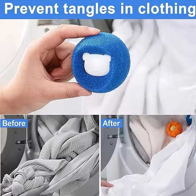 Reusable Pet Hair Remover Ball – Laundry Washing Machine Filter, Wool Sticker, Cat Fur Lint Catcher for Home Use