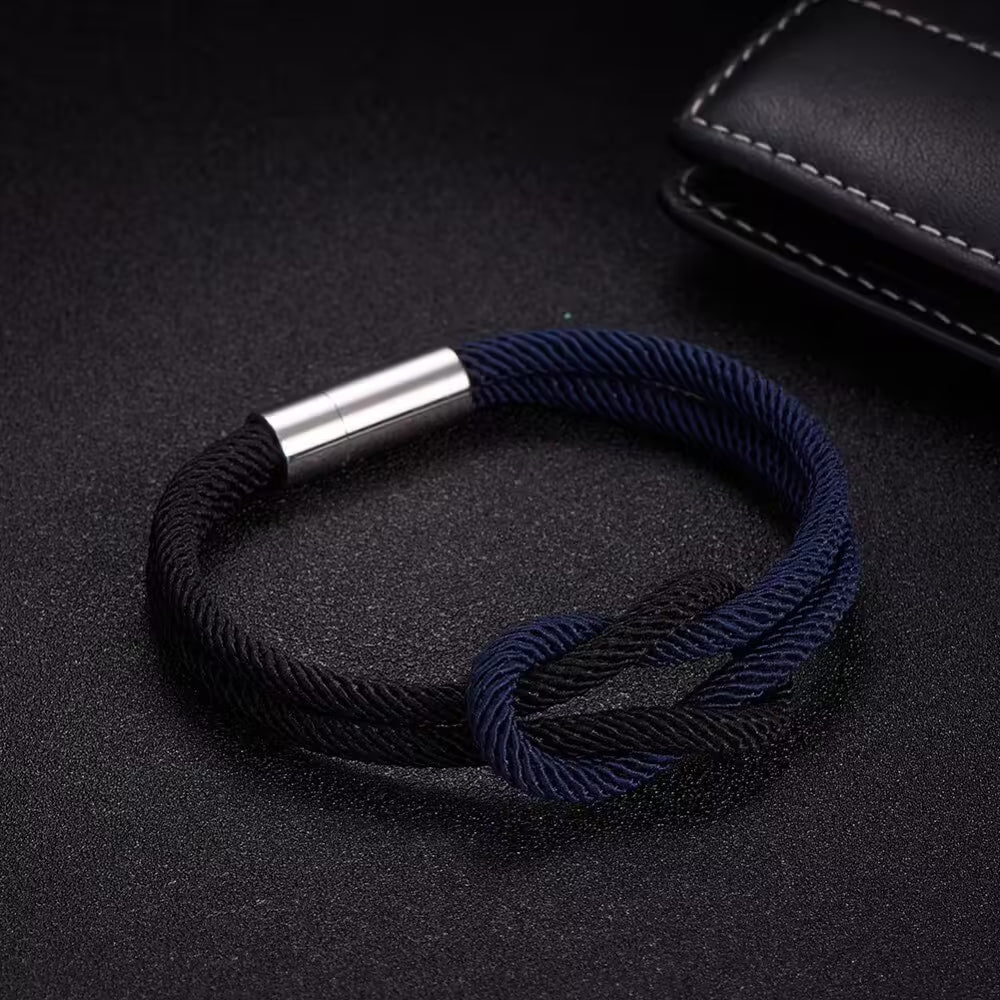 Bracelet unisexe en corde (EGBT363)