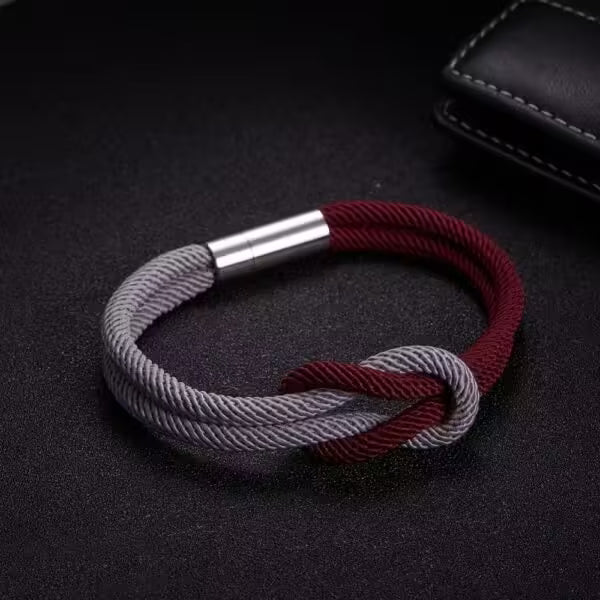 Bracelet unisexe en corde (EGBT363)