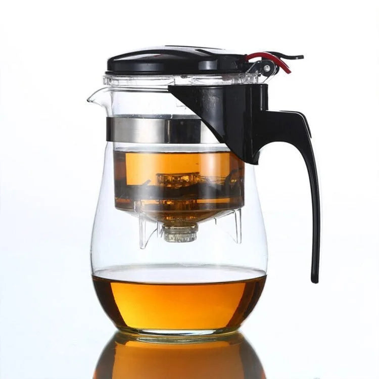 1200ml Glass Tea Maker with Removable Infuser – Heat-Resistant Teapot for Loose Leaf Tea, Herbal Tea & Blooming Tea