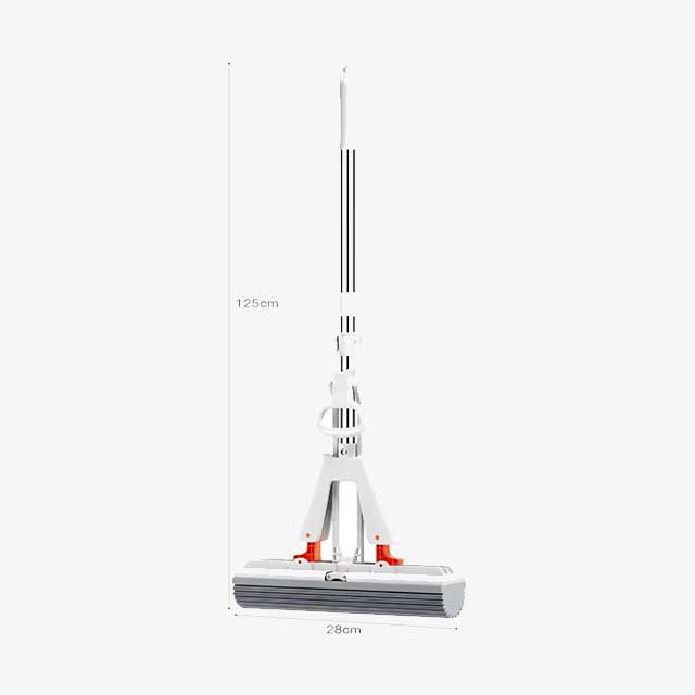 Self-Draining Squeeze Collodion Mop - Wood Floor & Tile Spin Cleaner for Walls, Ceilings & Household Cleaning