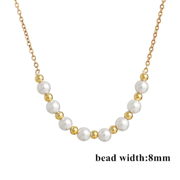 Collier ras du cou à maillons simples pour femme (EGN210)