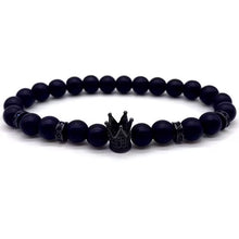 Simple Crown Matt Beads Bracelet (EGBT004)