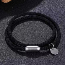 Bracelet simple à fermoir magnétique en argent (EGBT076)