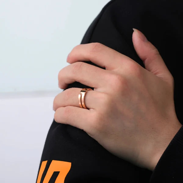 simple stainless steel unisex ring egr010 gallery img 5