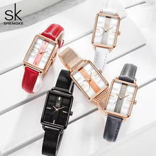Montre femme SK en cuir et acier inoxydable (K0147)