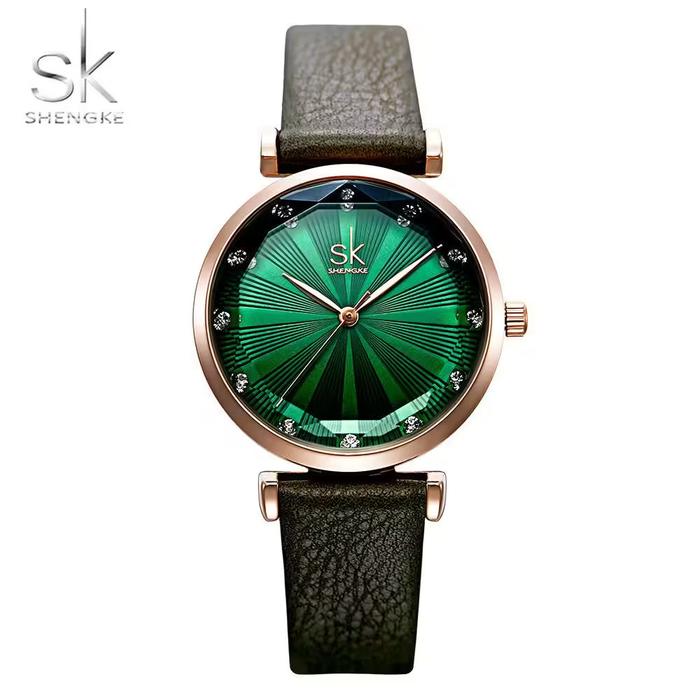 Montre femme SK en cuir (K0099)