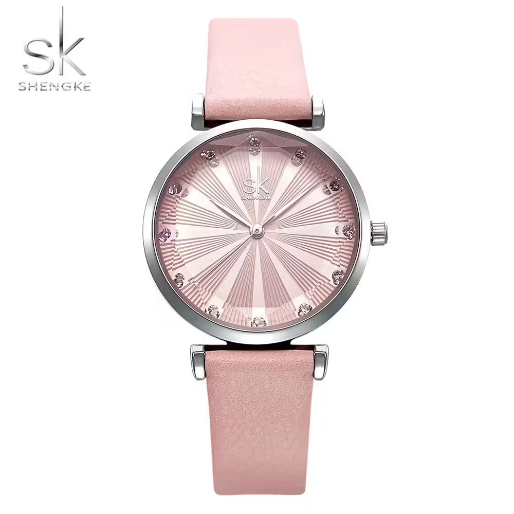 Montre femme SK en cuir (K0099)