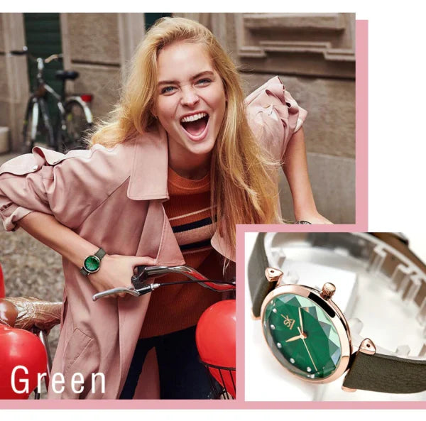 Montre femme SK en cuir (K0099)