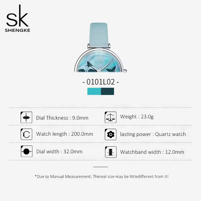 ساعة SK الجلدية النسائية (K0101)