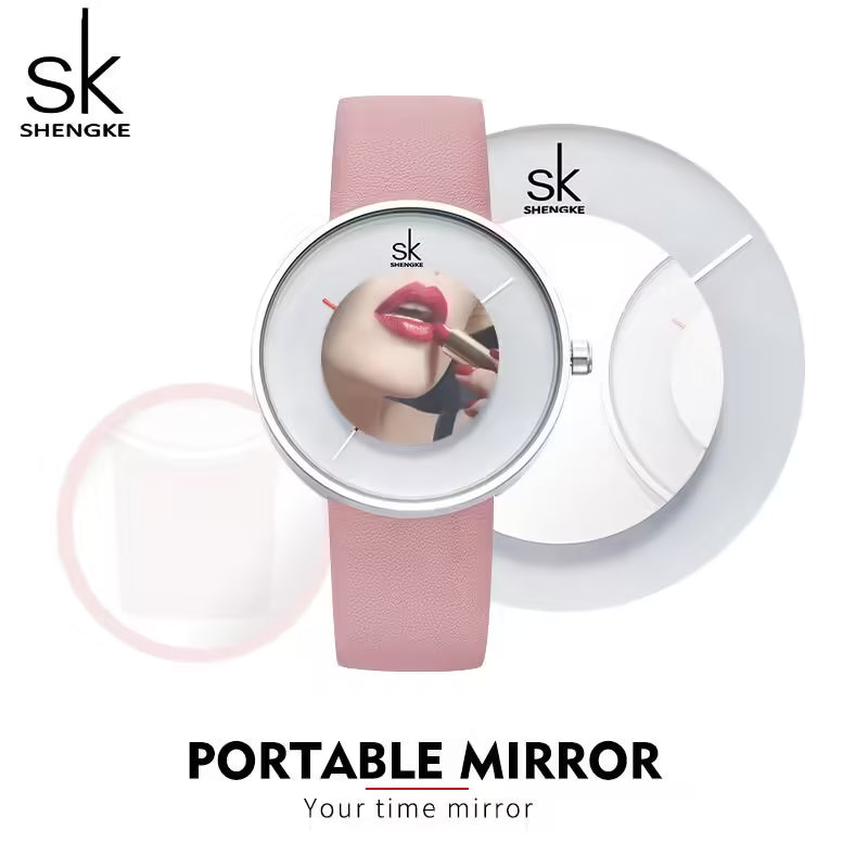 ساعة SK الجلدية النسائية (K0107)