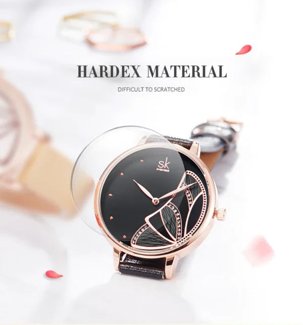 ساعة SK الجلدية النسائية (K0118)
