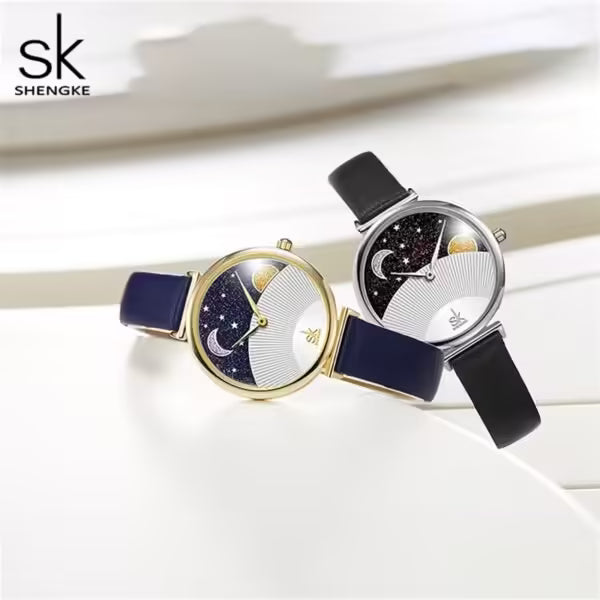 SK Leather Women Watch (K0124)