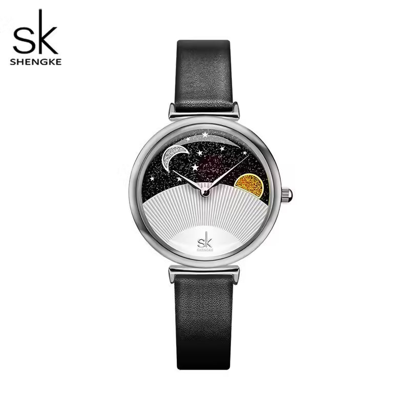 SK Leather Women Watch (K0124)