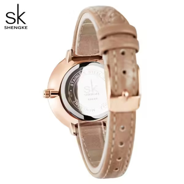 SK Leather Women Watch (K0149)