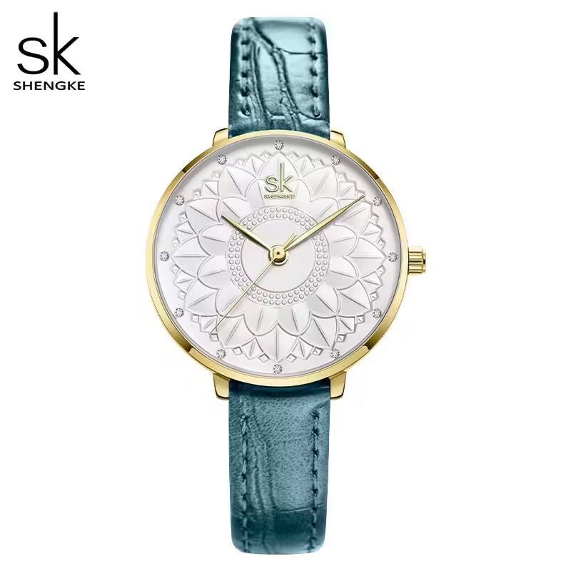 SK Leather Women Watch (K0149)