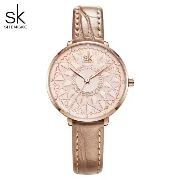 SK Leather Women Watch (K0149)