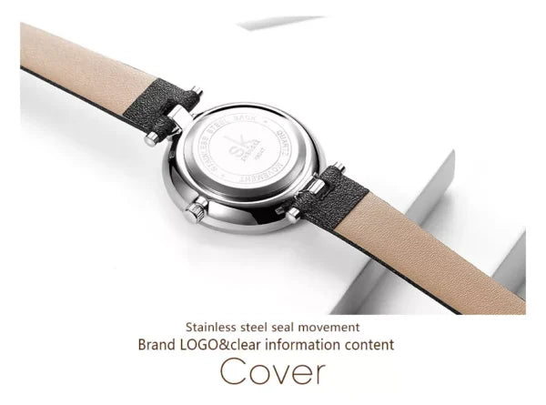 SK Leather Women Watch (K8047)