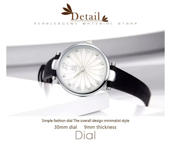 SK Leather Women Watch (K8047)