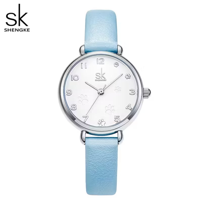 ساعة SK الجلدية النسائية (K9025)