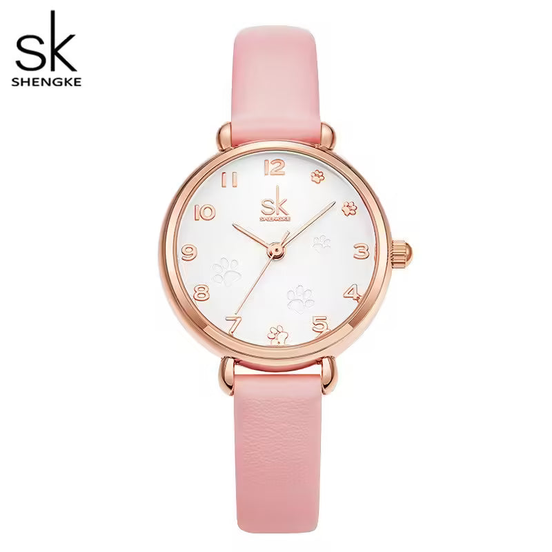 ساعة SK الجلدية النسائية (K9025)