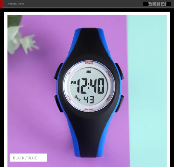 Montre numérique pour enfants SKMEI avec bracelet en silicone (1459)