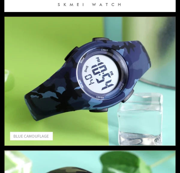 Montre numérique pour enfants SKMEI avec bracelet en silicone (1459)
