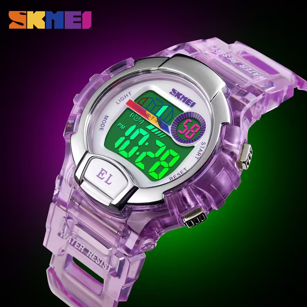 Montre numérique pour enfants SKMEI avec bracelet en silicone (1450)